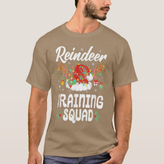 Reindeer Training Squad jul Running Julafton Lig T Shirt