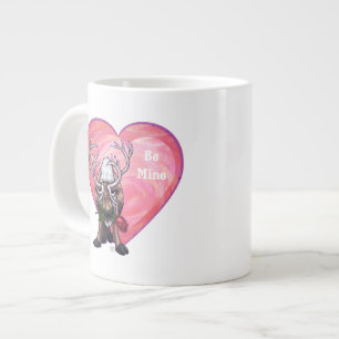 Reindeer Valentindagen Jumbo Mugg