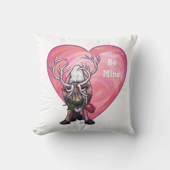 Reindeer Valentindagen Kudde (Framsida)