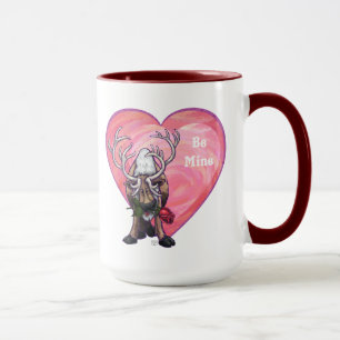 Reindeer Valentindagen Mugg