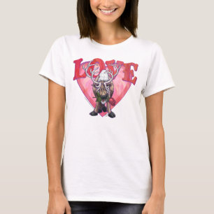 Reindeer Valentindagen T Shirt