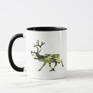 Reindeer/Västindiou Woodland Camouflage/Camo Mugg