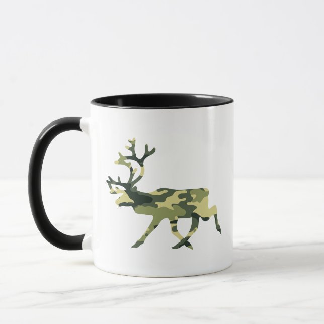 Reindeer/Västindiou Woodland Camouflage/Camo Mugg (Vänster)