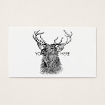 Reindeer Vintage Antler Hunter