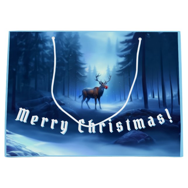 Reindeer Winter Wonderland Helgdag (Framsidan)