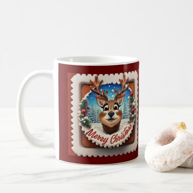 Reindeer Wonderland Coffee Mugg (Med munk)