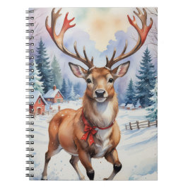 Reindeer Wonderland: Helgdag Bliss Anteckningsbok