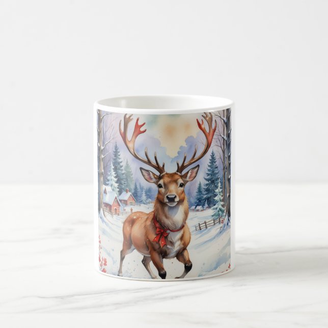Reindeer Wonderland: Helgdag Bliss Kaffemugg (Center)