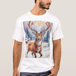 Reindeer Wonderland: Helgdag Bliss T Shirt