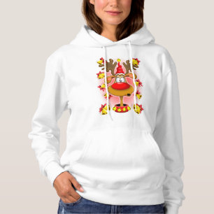 Reindeers Roligt Jul Tecknad med Klockor Alarms T-shirt