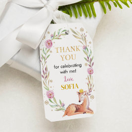 Reindejul Birthday Tack Gift Märkre Presentetikett