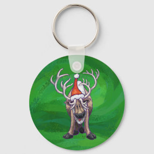 Reindejul på Grönten Nyckelring