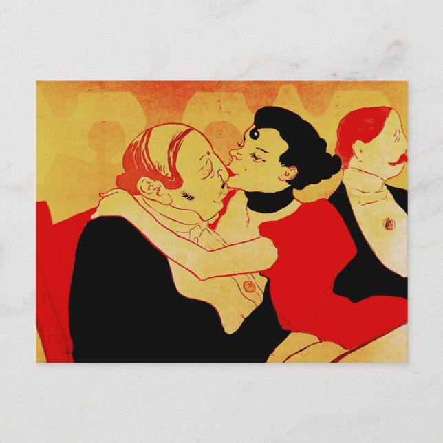 Reine De Joie 1892 Berömd Poster Vykort (Framsida)