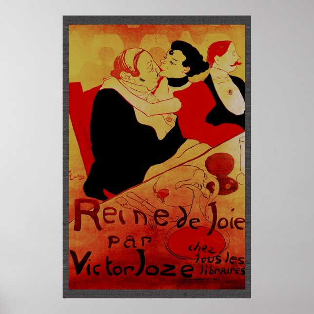 Reine de Joie par Victor Joze 36 x 24 Poster (Framsidan)
