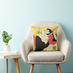Reine de Joie Toulouse Lautrec Kudde