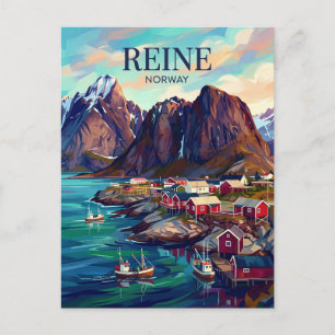 Reine i Lofoten Norge Vykort