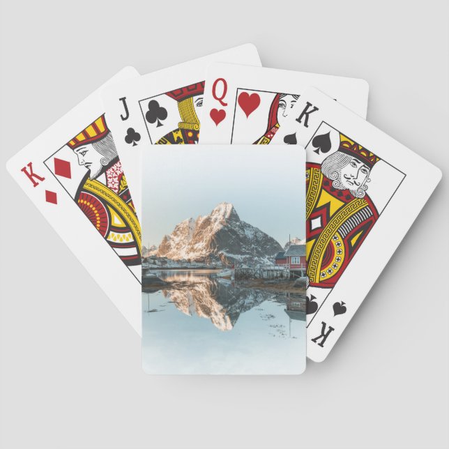 Reine Lofoten Islands Casinokort (Baksidan)