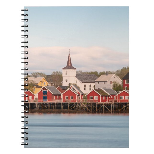 Reine Lofoten Norge Anteckningsbok (Framsidan)