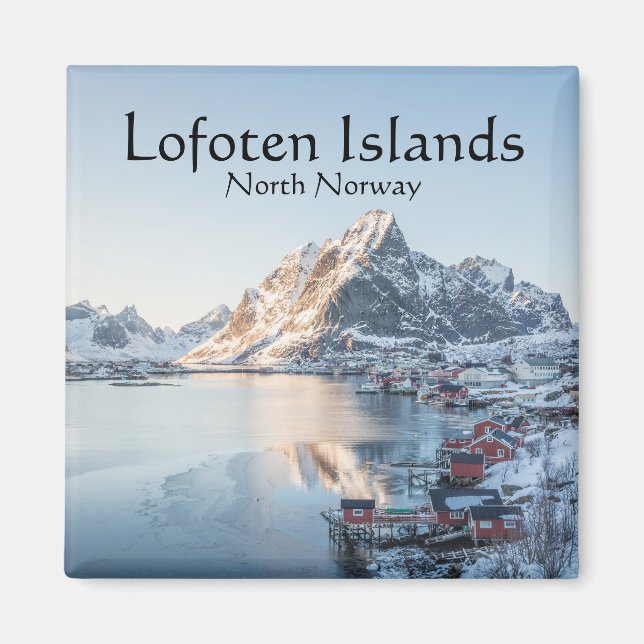 Reine Lofoten Norge Magnet (Framsidan)