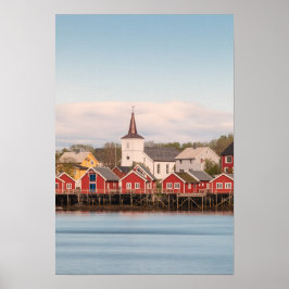 Reine Lofoten Norge Poster