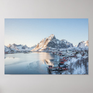Reine Lofoten Norge Poster