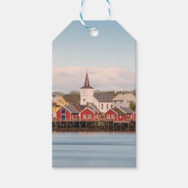 Reine Lofoten Norge Presentetikett