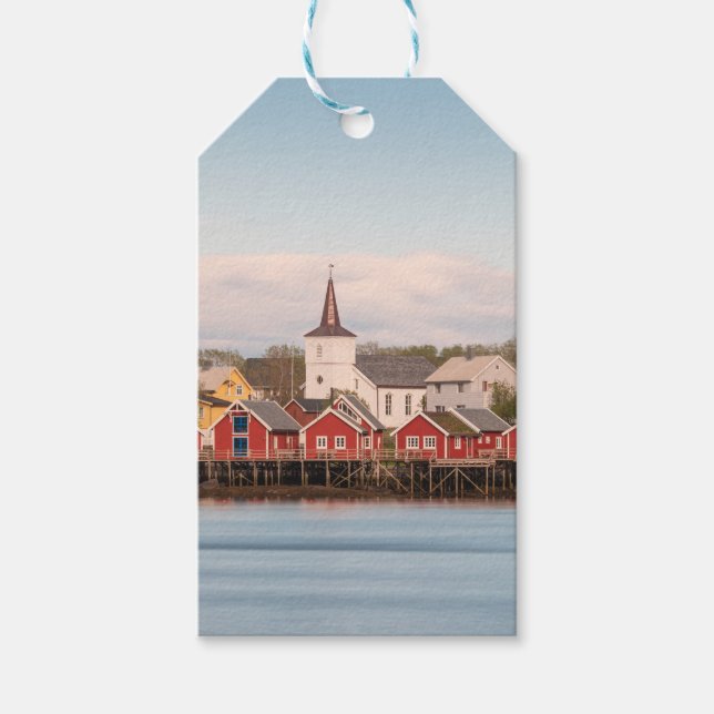 Reine Lofoten Norge Presentetikett (Framsidan)