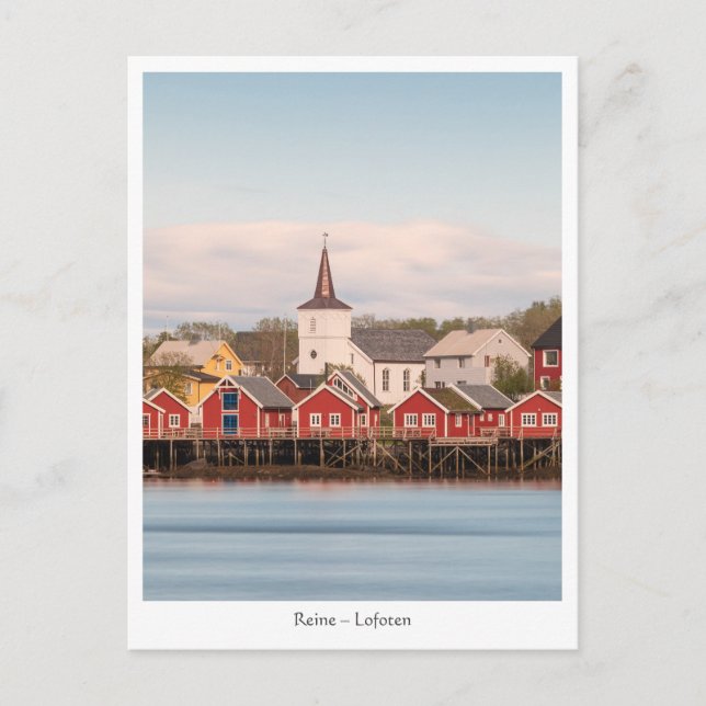 Reine Lofoten Norge Vykort (Framsida)