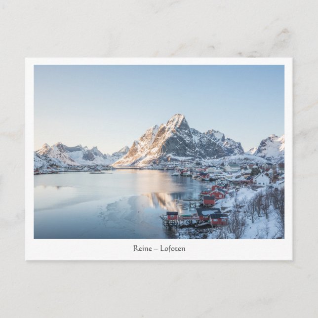 Reine Lofoten Norge Vykort (Framsida)