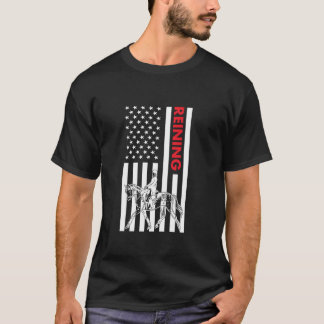 Reiner US Flagga Reining T Shirt