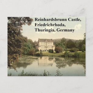 Reinhardsbrunn Castle, Friedrichrhoda, Thuringia Vykort