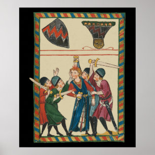 Reinmar von Brennenbergs medeltida konst Poster