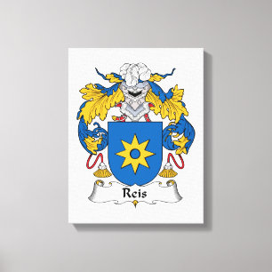 Reis Family Crest Canvastryck