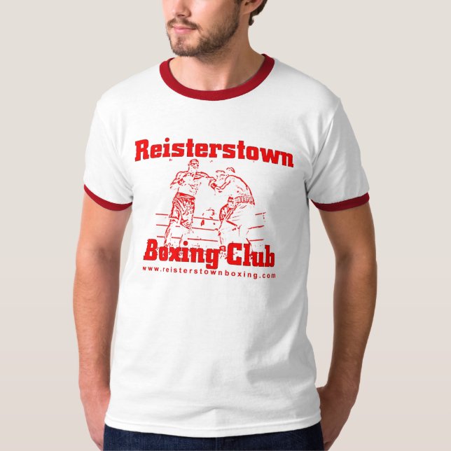 Reisterstown boxningklubb t shirt (Framsida)