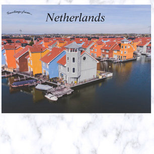 Reitdiephaven Gronigen Nederländerna Vykort