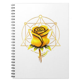 "Rejected Rose Golden Edition Personalized Journal Anteckningsbok