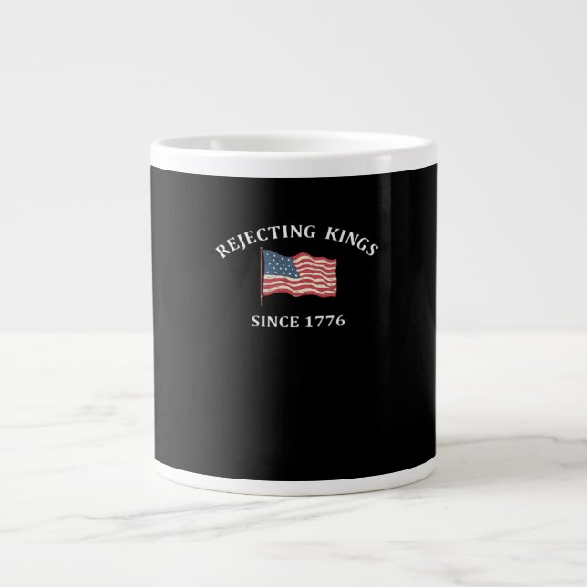Rejecting Kings Since 1776 2 Classic Jumbo Mugg (Framsidan)