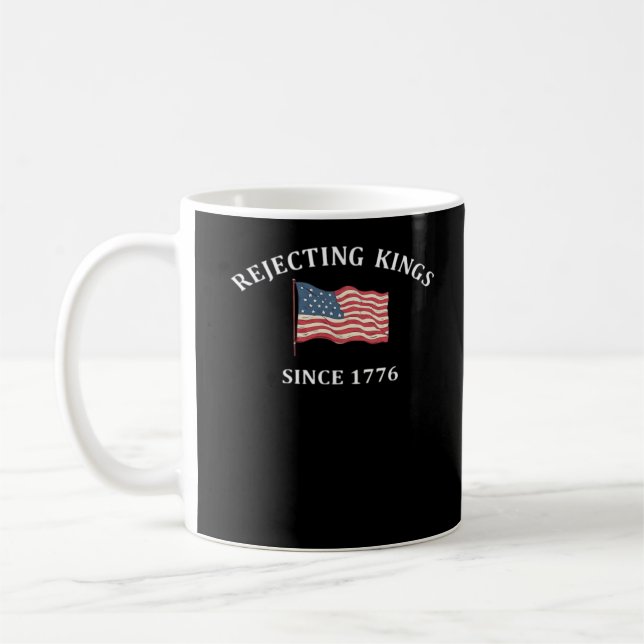 Rejecting Kings Since 1776 Classic Style Kaffemugg (Vänster)