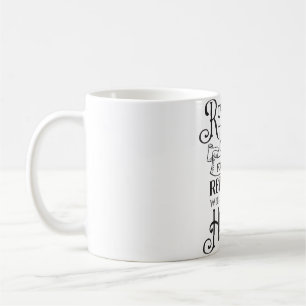 "Rejoice and Be Glad", inspirationell kristen Kaffemugg