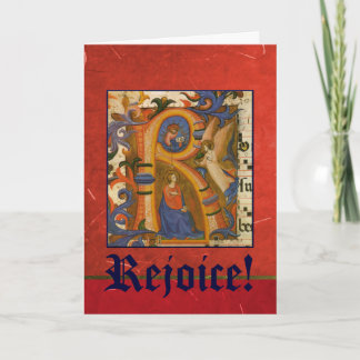 Rejoice! Anpassade Jul Angel Helgkort