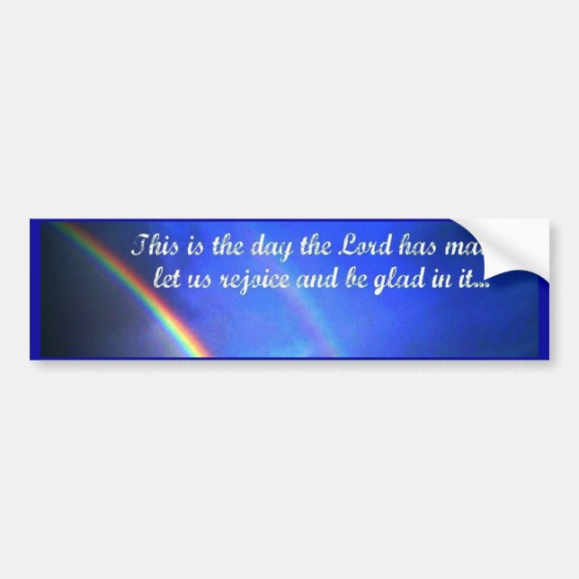Rejoice Bumper Sticker Bildekal (Framsidan)