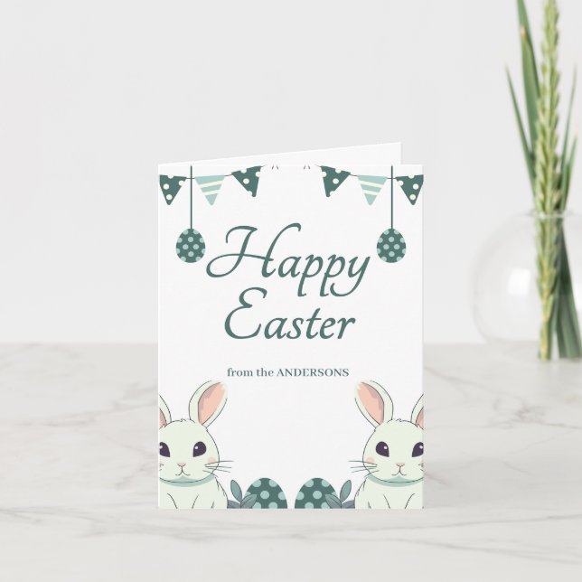 "Rejoice & Celebrate: Påsk Önskemål åt dig" Helgkort (Framsida)