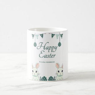 "Rejoice & Celebrate: Påsk Önskemål åt dig" Kaffemugg