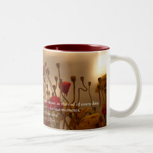 REJOICE Dikt & Blommigt Design Mugg