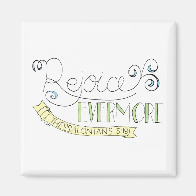 Rejoice evermore magnet (Framsidan)