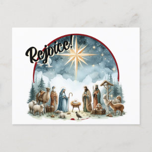 Rejoice! För Unto oss föds ett barn Helg Vykort