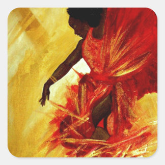 Rejoice Fyrkantigt Klistermärke