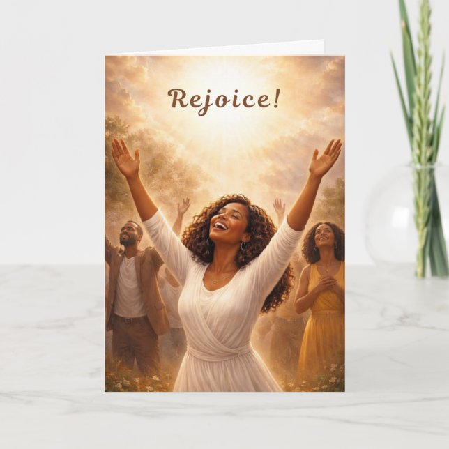 Rejoice! Greeting Card Helgkort (Framsida)