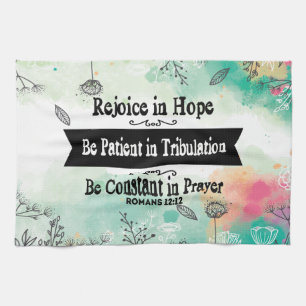Rejoice in Hope Kitchen Towel Kökshandduk