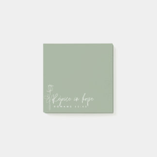 Rejoice in hope Post-it Notes Block